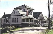 Main mansion of the Manistee Ranch, built in 1897.