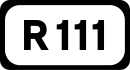 R111 road shield}}