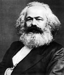 Karl Marx with beard and moustache