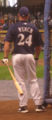 A photo of Milwaukee Brewers left-fielder Kevin Mench