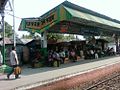 Platform of Madhyamgram railway station