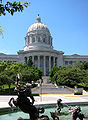 Missouri State Capitol, Jefferson City, Missouri (north side)