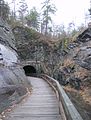 Eastern entrance to the Paw Paw Tunnel on the [Chesapeake and Ohio Canal]] towpath in Maryland