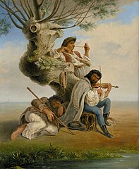 Ferencz Pongrácz: Three Gypsies (1836)