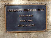 First Lot Sold-June 7, 1864