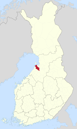 Location of Siikajoki in Finland