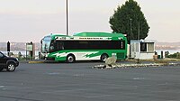 A Transport of Rockland bus at the Haverstraw Village ferry dock.