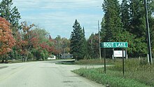 Community of Trout Lake signage