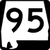 State Route 95 marker