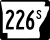 Highway 226S marker