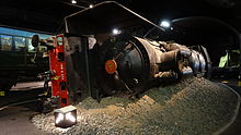140.A.259 exhibited on its side at the Cité du Train in Mulhouse