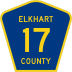 County Road 17 marker