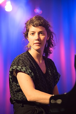 Kaja Draksler at the 2016 Moers Festival.