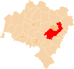 Location within the voivodeship