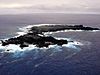 Arial picture of Sala y Gómez Island.