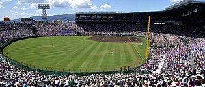 摄于2009年第91回全国高等学校野球选手权大会决赛前