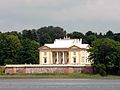 Užutrakis Manor, as seen from the lake