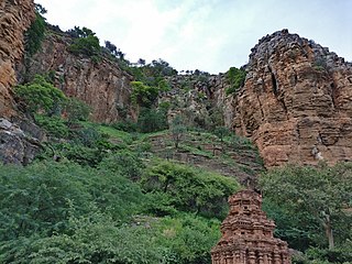 Hills around the temple