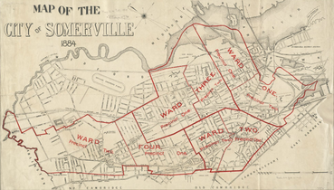 Map of Somerville, 1884