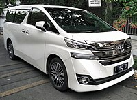 Vellfire 2.5 G車型 (2015年款式，印度尼西亞(印尼)，前)