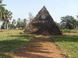 Memorial to Congolese participation in the East African Campaign during World War II in Faradje