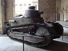 Char Renault FT at the Musée de l'Armée