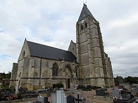 The church in Paillart