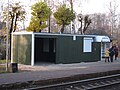 Temporary ticket booth and shelter in 2011