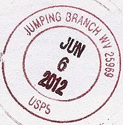 Jumping Branch postmark