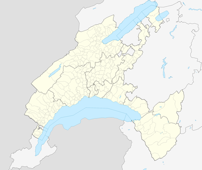 Location map Switzerland Vaud