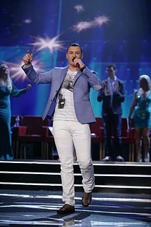 Performing at Zvezde Granda in 2012