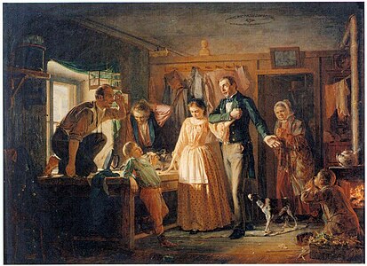 Courting the Tailor's Daughter (1862)