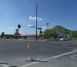 Intersection of Central Avenue and Hatcher Road