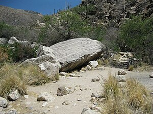 First Trail Crossing of Pima Wash