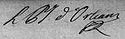 路易-菲利普二世的签名