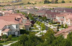 A photo of a new housing development in San Jose, CA, USA.