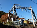 The buffer stops at the ends of the tracks in November 2014