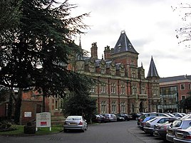 The Towers - where Corner worked for the British Cotton Industry Research Association