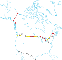 Border lengths of states