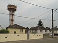 Urschenheim, watertower in the street