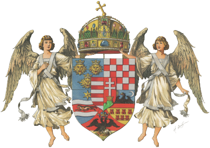 Coat of arms of Transylvania in the coat of arms of the Kingdom of Hungary (1867–1915)