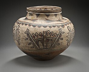 Tesuque Pueblo water jar, c. 1880–1890