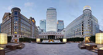 Cabot Square, Canary Wharf - June 2008
