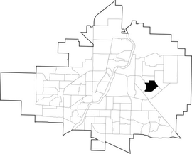 Erindale location map