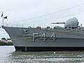 Indepência's bow and naval gun