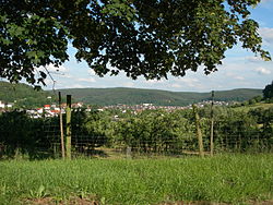 Höchst im Odenwald seen from the northeast