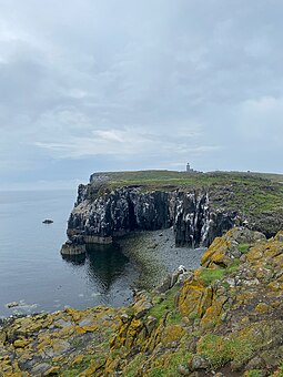 Isle of May looking toward the Stevenson lighthouse