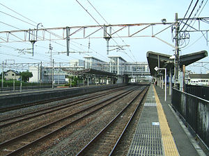 JREast tomobe station job an line platform