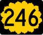 246号堪萨斯州州道 marker