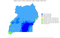 Image 19Uganda map of Köppen climate classification. (from Uganda)
